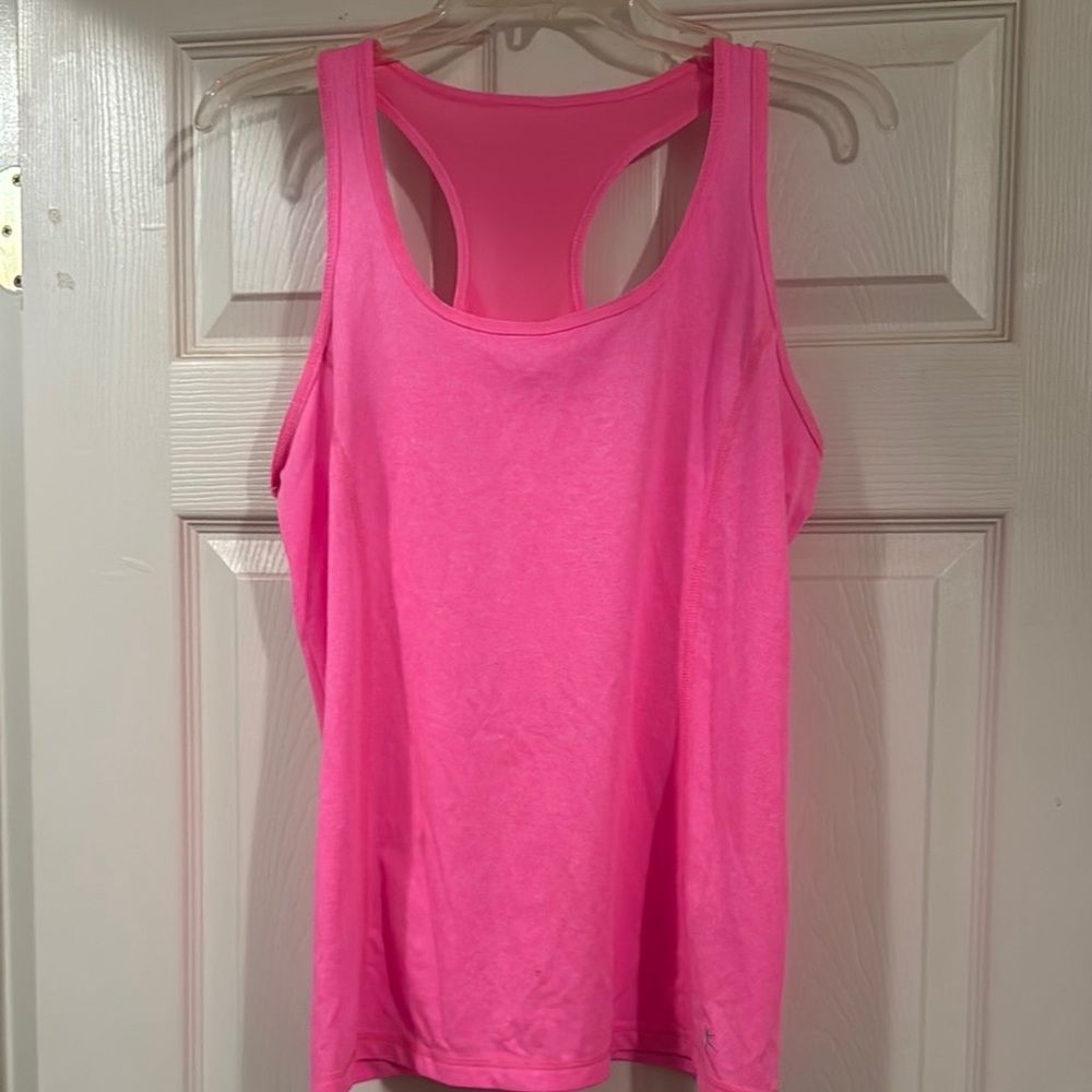 Pink Racerback Tank Top